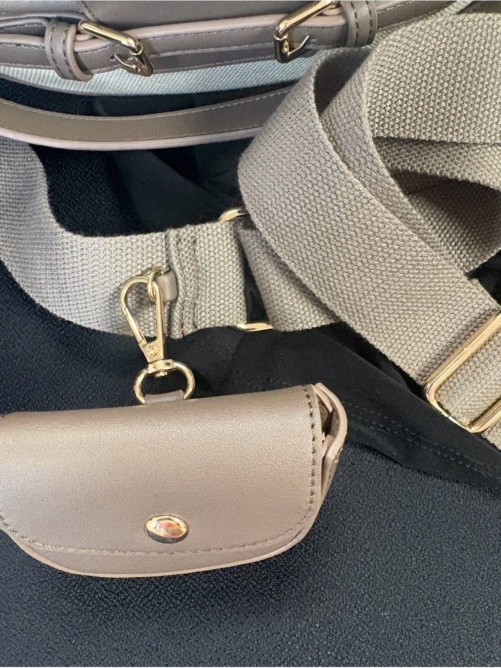 NWOT! GUCCIinspired Canvas Saddle Crossbody Bag - Picture 6 of 10